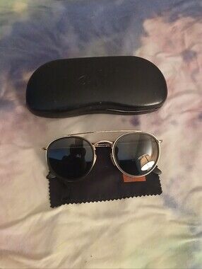 Black Lens Gold Frame Sunglasses - Men Accessories